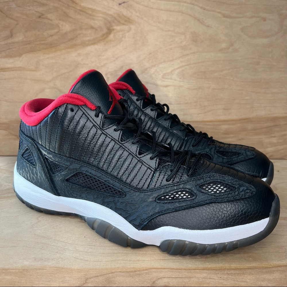 Nike Air Jordan 11 Retro Low IE Black Charcoal Red 2011